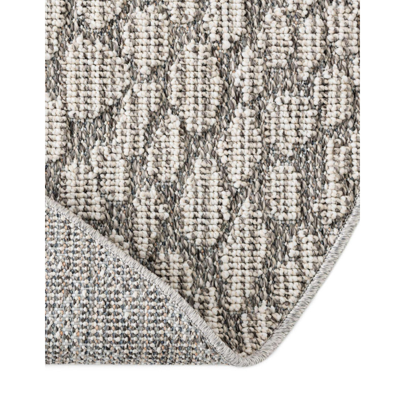 Gurjot Indoor/Outdoor Area Rug, Round 3'1"