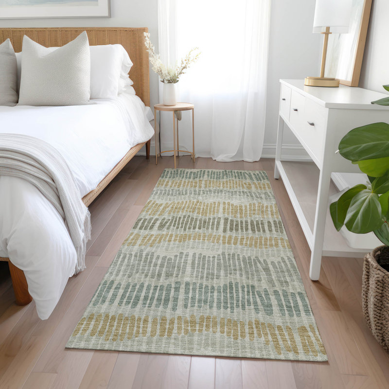 Tapis intérieur / extérieur rectangulaire avec envers antidérapant, Tapis de couloir 2 pi 3 po x 7 pi 6 po