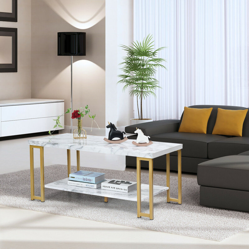 Four Leg Coffee Table with Storage