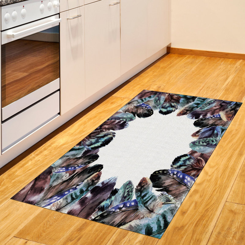 Boho High Density Long Fiber Poly Threads Decorative Area Rug Carpet, Rectangle 2'7" x 5'