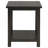 Castleton Distressed Java Wood End Table With Shelf