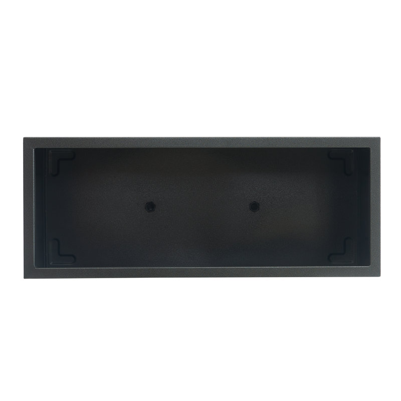 Boîte à fleurs Tormund, Gris, H 15 po x l 38 po x P 15 po