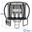 Maxway Furniture ft Oval Backyard Trampoline with Safety Enclosure-115285568