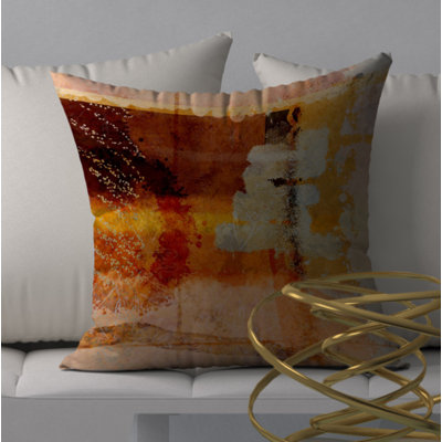 Abstract Throw Pillow