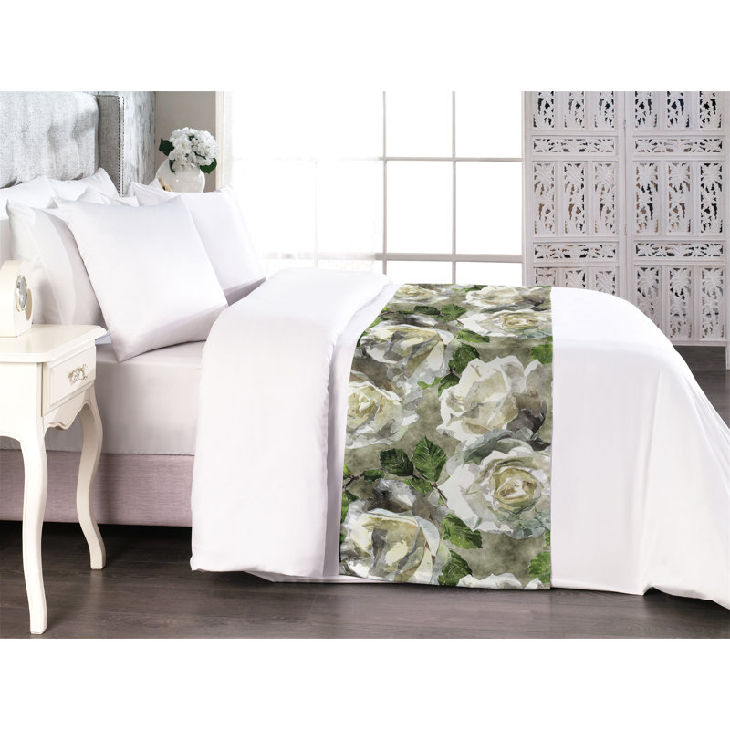 Foulard de lit Ambesonne Rose, Très grand lit
