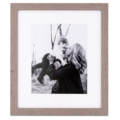 Alijah Gray Wood Matte Picture Frame
