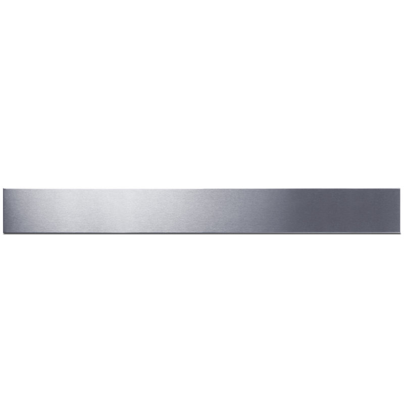 Summit Appliance 36" wide wall oven filler trim kit in stainless steel, 4" H x 36" W x 5" D