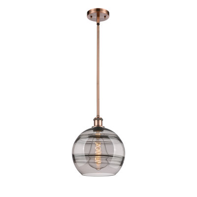 Ballston Bienes 1 Light Stem Hung Pendant-516-G556
