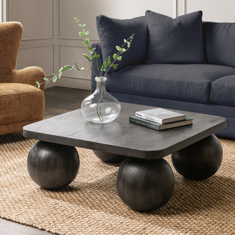 Delyla Coffee Table, Charcoal