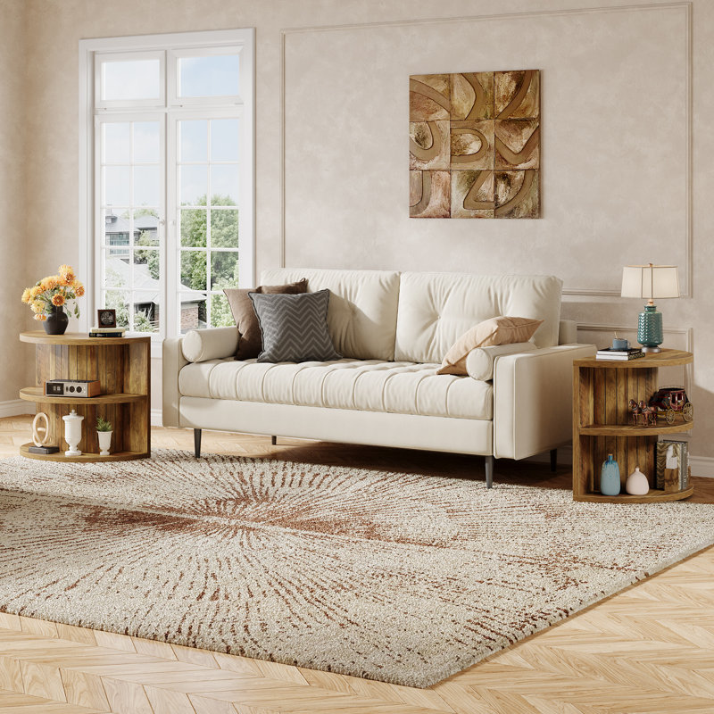 Set Of 2 Half Round Side Table