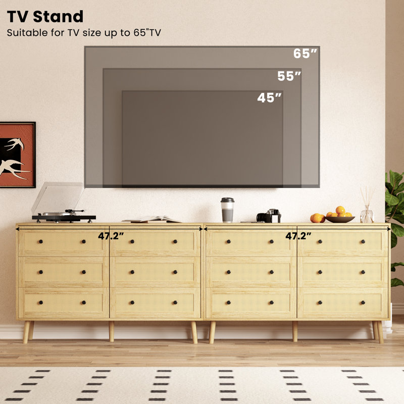 Commode 6 tiroirs Aleeah