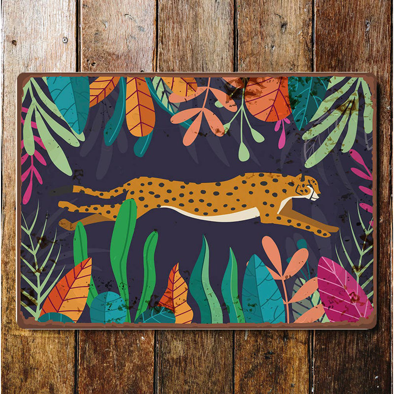 Wall Decor on Metal, 60cm H x 80cm W