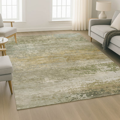 Premium Machine Washable Mayfield AMF2071 Abstract Rug