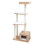 56.75'' H Modern Cat Tree Tower | with Scratching Post