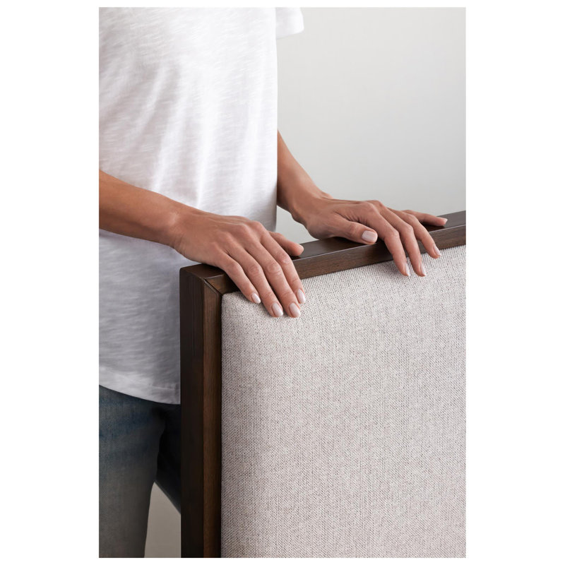Tête de lit tapissier en bois de chêne massif l 62,5 po x P 1,5 po x H 30,0 po Dorel, Brown