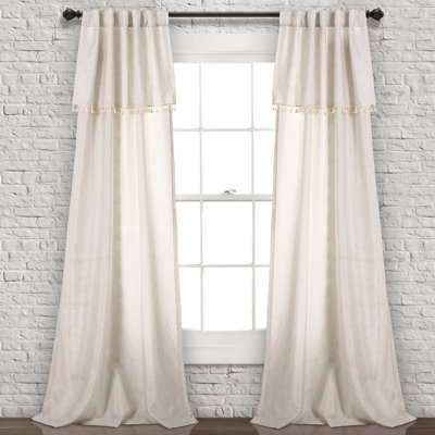 Semi Sheer Curtain Pair