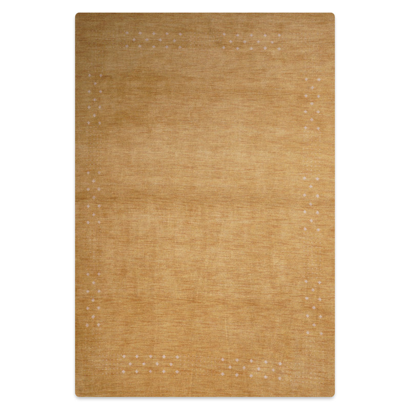 Tapis en laine tissée à la main Anley - Conception contemporaine et moderne, Gray, Carré 10pi
