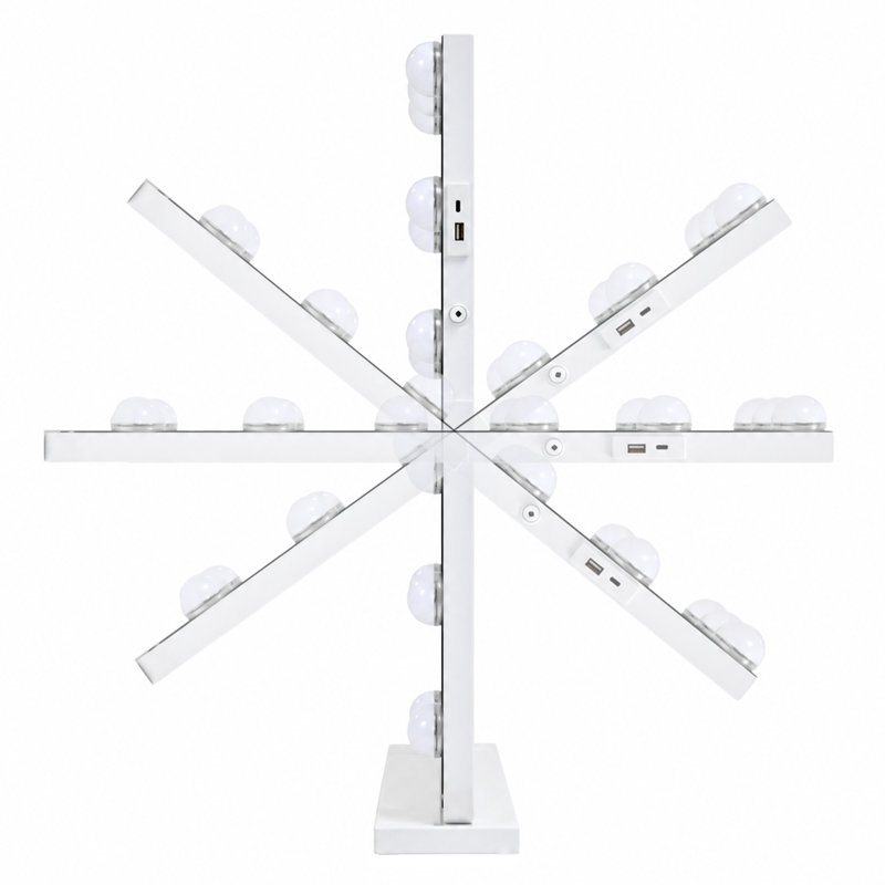 Denas Rectangle Mirror with Hooks
