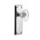 Bouton de porte de mortaise intérieur cannelé New York