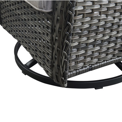 Wicker Rattan Swivel and Gliding Patio Wicker Chairs