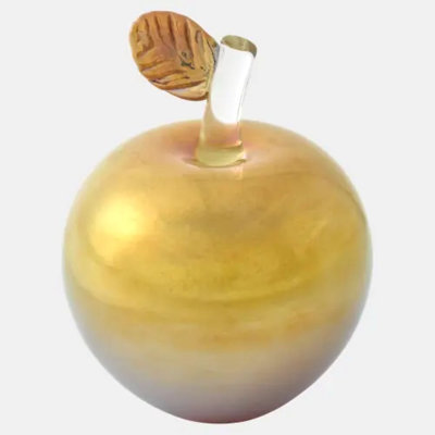 Apple Glass Decorative Object
