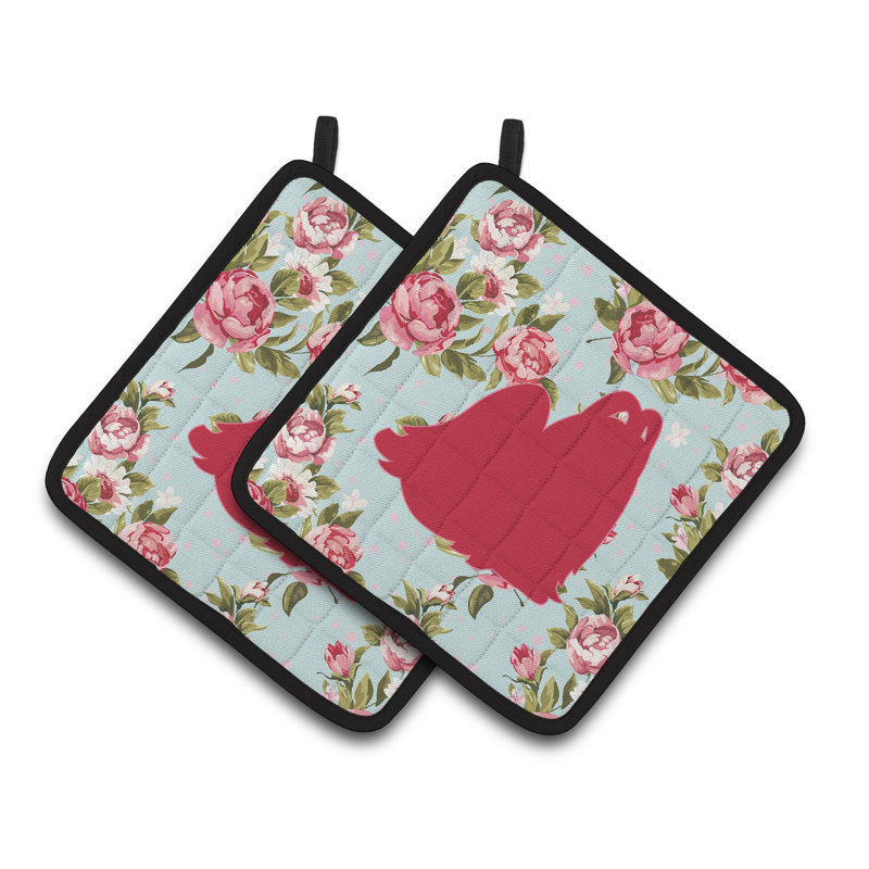 East Urban Home Floral Polyester Potholder