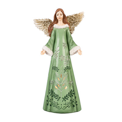 Angel Resin Garden Statue, 12"H