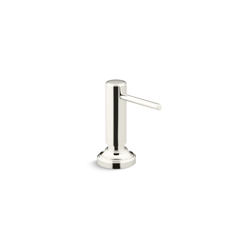 Quincy™ Soap Dispenser, Nickel Silver