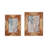Audrys Handcrafted Wood Picture Frame with Glass Panel and Geometric Detailing-590221403