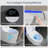 Smart Toilet with Auto Open/Close, Foot Sensor Flush, Heated Seat, Foam Shield, Night Light, LED Display, Remote Control – Touchless Operation,