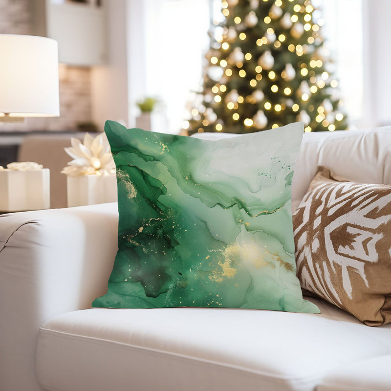 Abstract Symphony IX Pillow Cover, 16"H x 16"W