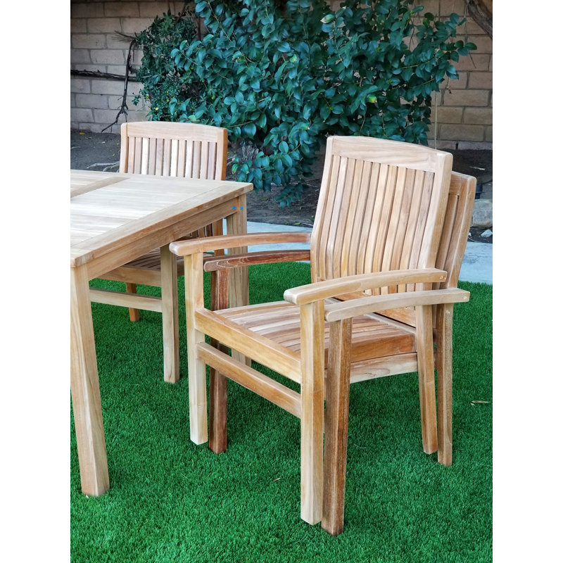 Kia Outdoor Teak Dining Armchair