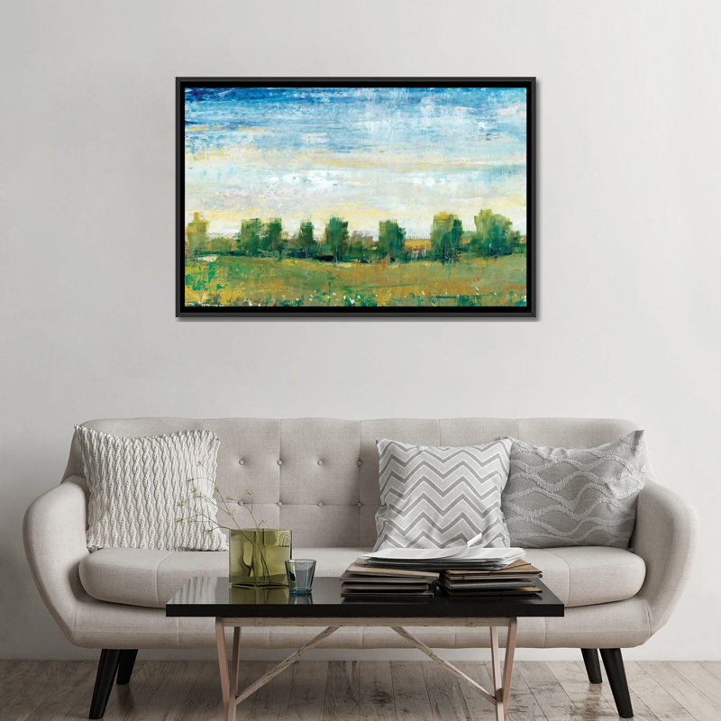 «Splendor in Spring II», reproduction sur toile, H 18 po x l 26 po x P 1,5 po, Toile avec cadre noir, Pas de tapis
