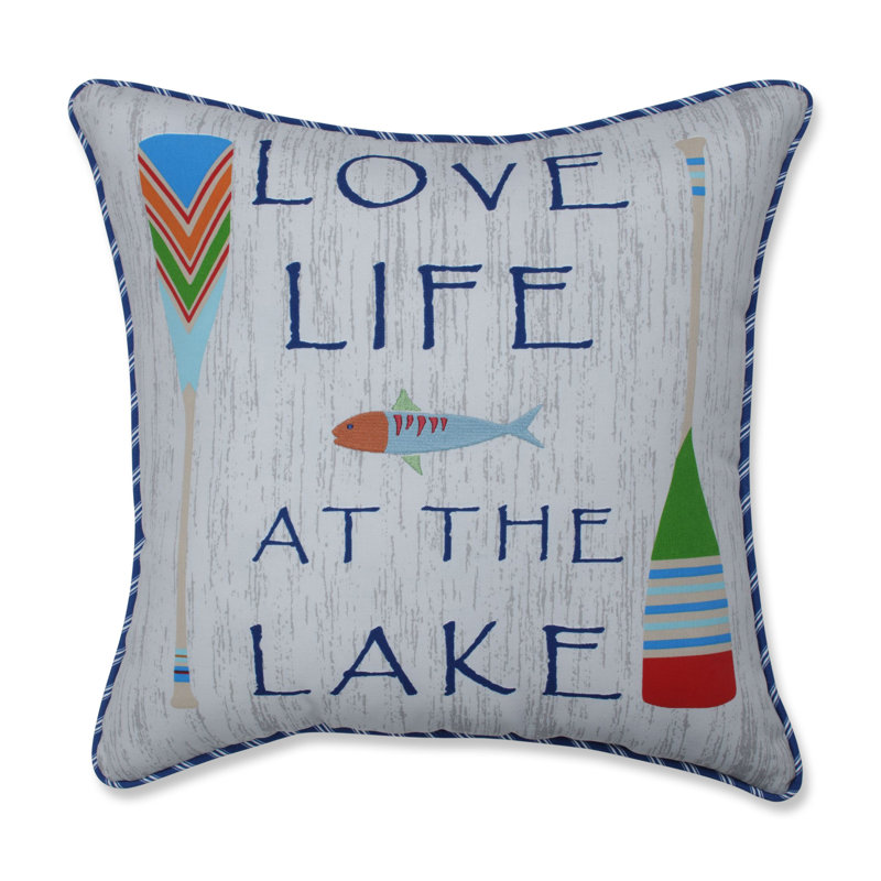 Housse et insert de coussin Love Love at the Lake
