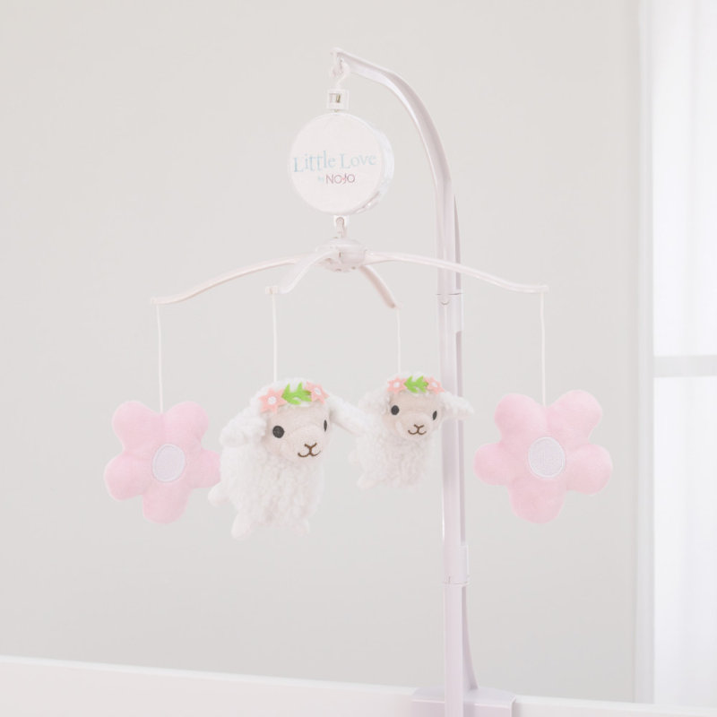 «Little Love» par NoJo Farm - Petits agneaux et fleurs Dwight