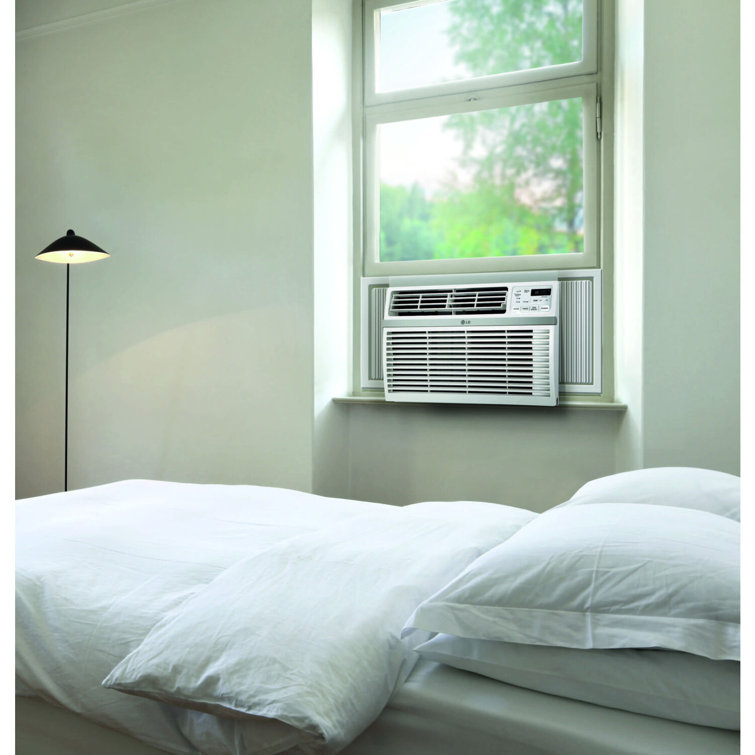 LG 10,000 BTU 115V Window-Mounted Air Conditioner with Remote