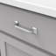 Poignée de porte Forge Collection - Entraxe de 3-3/4 po - Chrome - Quincaillerie de style champêtre pour tiroirs et armoires-117025897-30748669-133044351