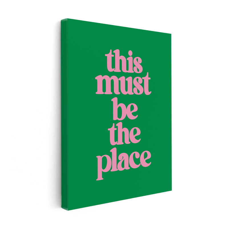 This Must Be The Place No4, Unframed, Canvas, 16"H x 20"W