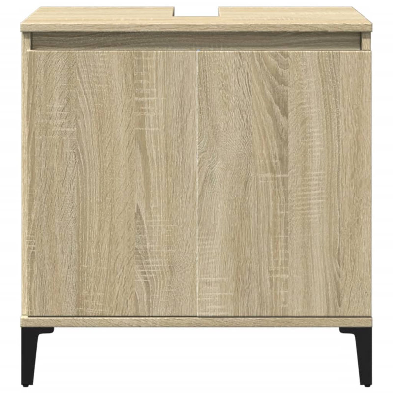 Rufaidah 58cm Single Bathroom Vanity Base Only, Sonoma Oak