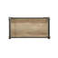 Bibliothèque de rangement industrielle à 5 tablettes: 23 po x 13 po, conception ouverte en métal avec tablettes en bois