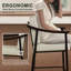 Tabouret de bar de style médiéval de 26 po, accoudoirs en bois, structure en métal épais et robuste, tabouret haut classique-2043767178-2043767181