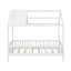 Lit simple en bois avec clôture-1439641399