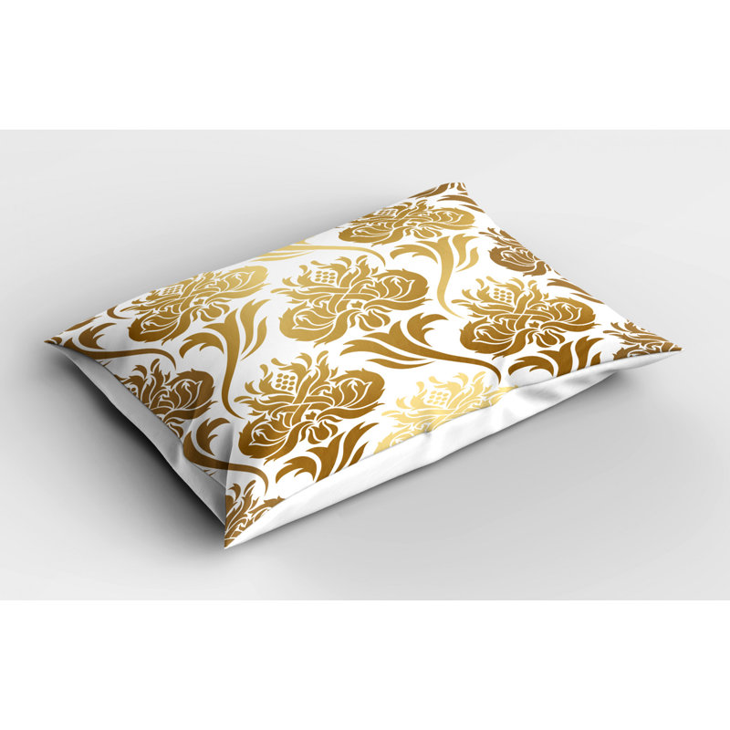 Polyester Damask Sham Set, Twin