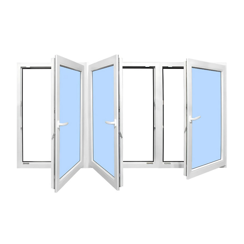 Triple panneau à triple vantail basculant et tournant à droite 108 x 48 avec rebords et moustiquaire, Oui, L 48 po x H 108 po