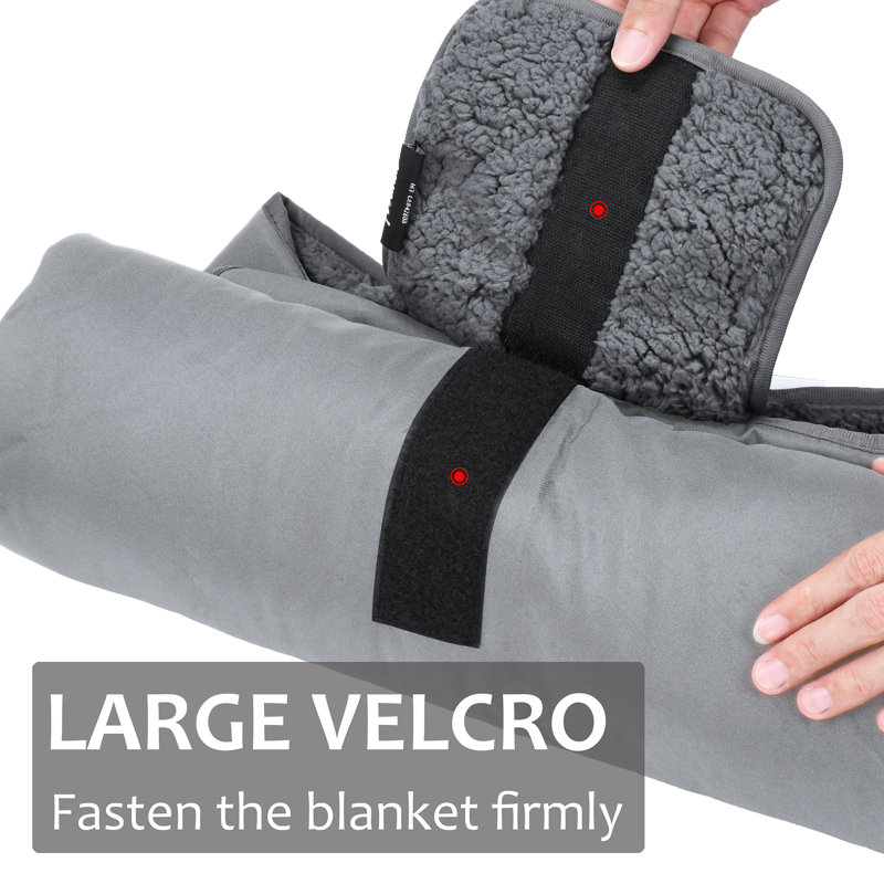 Couverture imperméable pour l'extérieur Tirrinia, L 51 po x L 59 po, Gris clair