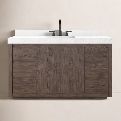 Oak Single Bathroom Vanity