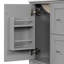 Meuble-lavabo 24 po avec lavabo en céramique blanche-363795566
