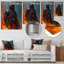Art mural rouge et noir Warrior Hero II - Wizards-1763149036-1763149039