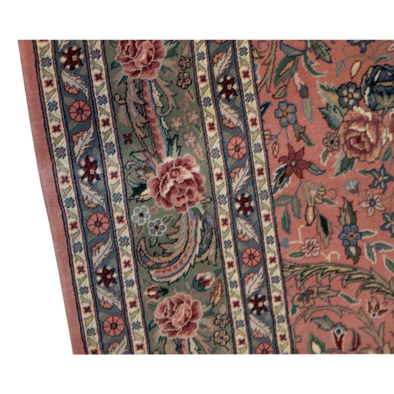 Wool Oriental Area Rug in Green