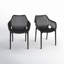 Chaise de salle à manger d'extérieur empilable Farrah-382686946